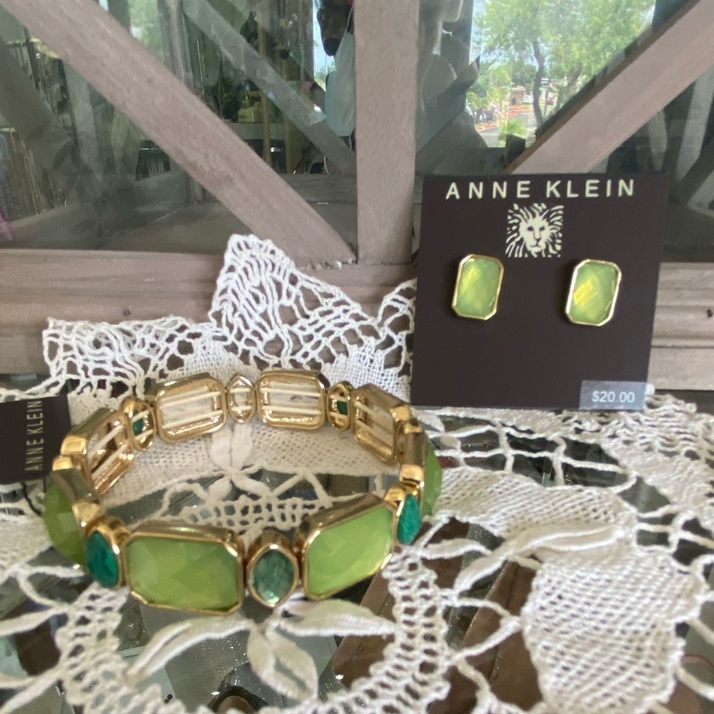 Anne Klein Earring and Bracelet Set